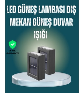 Northcity IP65 Su Geçirmez Güneş Enerjili Bahçe Lambası - 8 Saat Süreli LED Aydınlatma