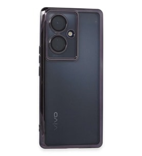V29 Lite Kılıf Razer Lensli Silikon - Mor