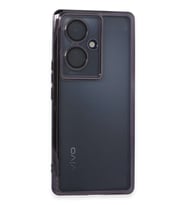 V29 Lite Kılıf Razer Lensli Silikon - Mor