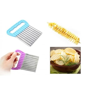 Chips Chopper Şekilli Sebze ve Meyve Dilimleyici