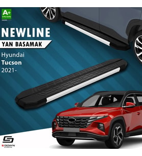 S-Dizayn Hyundai Tucson 4 NewLine Aluminyum Yan Basamak 173 Cm 2021-2024 A+ Kalite