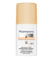 Pharma-ceris Yumuşak Sıvı Fondöten Spf 20 /01 Ivory Yoğun Kapatıcı 30 ml