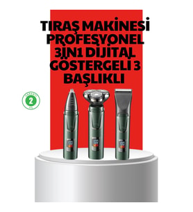 Mey İthalat® Hassas Bölgeler İçin Çok Fonksiyonlu Tıraş Makinesi