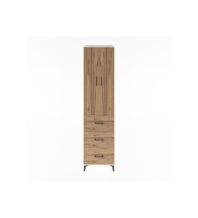Hyperion Dolap 4 Raflı 3 Çekmeceli 2 Kapaklı 60x44x243 Aytaşı-Çam