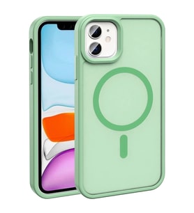Apple iPhone 11 Kılıf M-safe Şarj Özellikli Mat Arka Yüzey Zore Sio Kapak