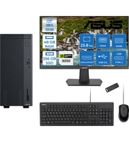 Asus Expertcenter P500MV Intel Core I5-13420H 48GB Ddr5 256GB SSD Freedos 6GB/RTX3050 100HZ IPS 23.8" Mon Minitower Masaüstü Bilgisayar WL5136216512B0DF16+Zettausbbellek