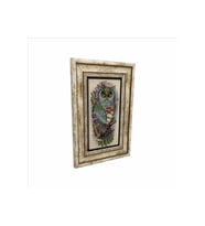 Baykuş Baskılı Taş Tablo 20x30