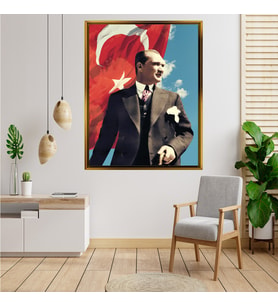 ÇERÇEVELİ ATATÜRK TABLO S239