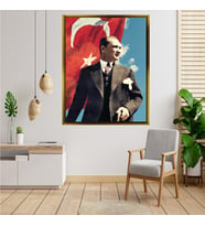ÇERÇEVELİ ATATÜRK TABLO S239