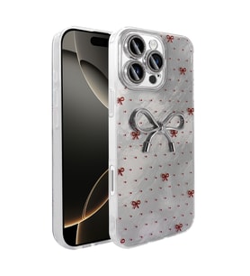 Lexroo iPhone 16 Pro Max Kılıf Kamera Korumalı Figürlü Ponti Silikon Kılıf - Açık Mavi