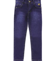 Erkek Çocuk Likralı Esnek Belli Jean Pantolon 13-17 Yaş 12368 MODANINO (İndigo)