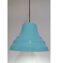 RİOLİGHT RETRO TURKUAZ İÇİ TURKUAZ TEKLİ METAL SARKIT ÇAP:27CM (Siyah)