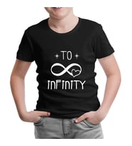 To Infinity Siyah Çocuk Tshirt