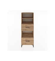 Hyperion Dolap 3 Raflı 2 Çekmeceli 60x44x163 Çam-Çam