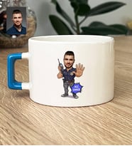Kişiye Özel Karikatürlü Özel Güvenlik Lüks Fincan Doğum Günü Hediyesi