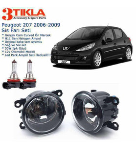 Peugeot 207 2007 Sis Farı Set  Oem:  8200074008