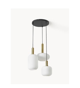 RUSTİK  ÜÇLÜ BAL CAMLI AVİZE  KASA  40CM  ESKİTME