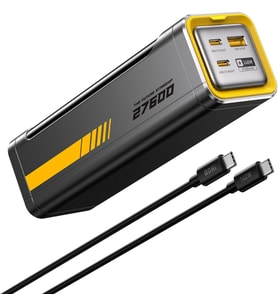 Aohi Starship 27.600 Mah 240W Pd3.1 Powerbank, Akıllı Dijital Göstergeli 2Si1 Arada Taşınabilir Hızl (Çok Renkli)