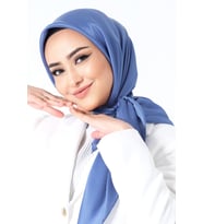 Veri Peri Harem Scarf Kristal Saten Eşarp