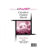 Ponart Creative Pastel Blok Spralli 35x50 cm. Karışık Renkli 15 Yaprak 