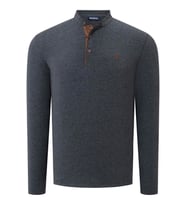 V4009 DEWBERRY ERKEK SWEATSHIRT-DÜZ ANTRASİT