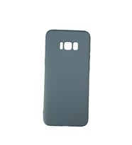Galaxy S8 Plus ile Uyumlu Cappy Silikon Kılıf Lacivert