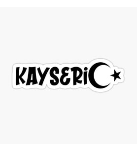 38 Kayseri Nabız Sticker Araba Etiket 19Cm md3