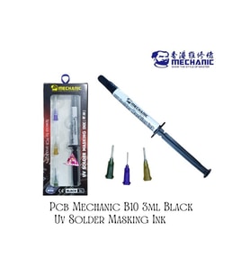 B10 UV Lehim Maskesi 3cc Siyah PCB Anakart Tamir UV Solder Masking Ink Koruyucu Boya