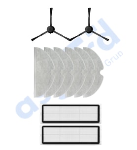 Xiaomi 1C,2C,Mop 2 Uyumlu 2 Yan Fırça 2 Filtre 6 Mop PKT-iasgf0000090