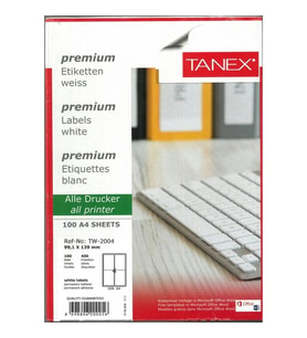 TANEX TW-2004 99.1x139mm LASER ETİKET