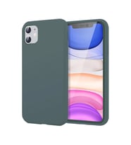 Iphone 11 Kılıf First Silikon - Koyu Yeşil