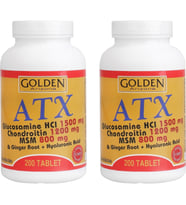 GOLDEN ARİZONA ATX Glucosamine Chondroitin Msm 2 KUTU 400 TABLET (Renksiz)