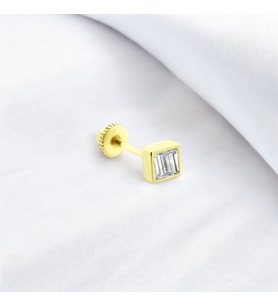Glorria Altın Baget Helix Piercing