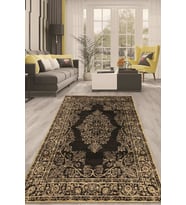 Dijital Kaymaz Taban Yıkanabilir Modern Renkli Salon Halısı Mutfak Halısı Yolluk ND-HT-1206 (Kahverengi)