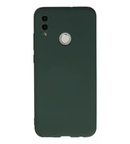 P Smart 2019 Kılıf Nano içi Kadife Silikon - Koyu Yeşil