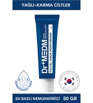 Dermal Dr+MEDM Facial Aqua Yağlı ve Karma Ciltler için Su Bazlı Nemlendirici Krem 50 GR 