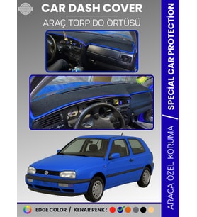 VOLKSWAGEN GOLF 3 (1991-1997) Torpido Örtüsü Ön Göğüs Koruma Tam Uyum Çatlamayı Önler