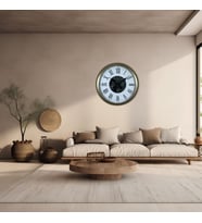 River World Duvar Saati Çarklı 60 cm Elegance Roma Eskitme