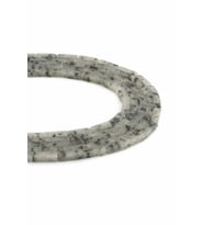 Opalit Doğal Taş Parlak Gri Dikdörtgen Kesim 4x13mm Dizi [AA]