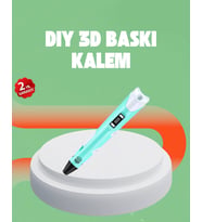 Üç Boyutlu 3D Yazıcı Kalem ABS ve PLA Uyumlu