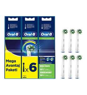 Oral-B cross Action Clean Maximiser 6’lı Diş Fırçası Yedek Başlığı EB50