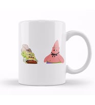 Süngerbob Dirty Dan and Pinhead Larry Kupa Bardak Porselen