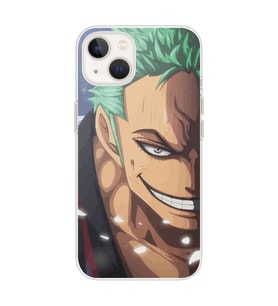 Iphone 14 PLUS Uyumlu One Piece Zoro Tasarımlı Şeffaf Telefon Kılıfı