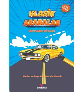 Klasik Arabalar Boyama Kitabı