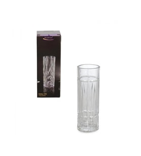 İpek Silindir Şekilli Cam Vazo 19x6 cm