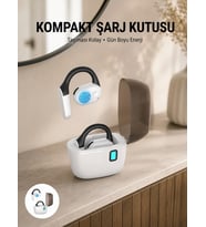 Bluetooth 5.0 Kulak İçi Kulaklık – Güçlü Bas, Uzun Pil Ömrü, Şarj Kutulu Tasarım Yeni Nesil