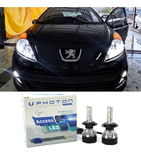 Peugeot 207 Led Xenon Uzun Far Ampulü H1 Access Yeni Seri Beyaz