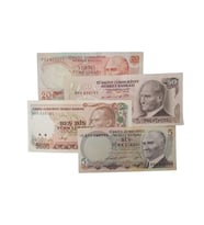 6. 7. Emisyon Kağıt Koleksiyon Para. Antikalar Hobi Hediye Darpane Türk Lirası