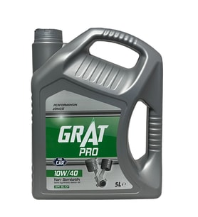 Grat Pro 10W-40 Yarı Sentetik Motor Yağı 5 Litre (Acı Kahve)