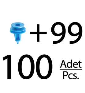 Toyota ve Suzuki için Döşeme Klips- 100 Adet